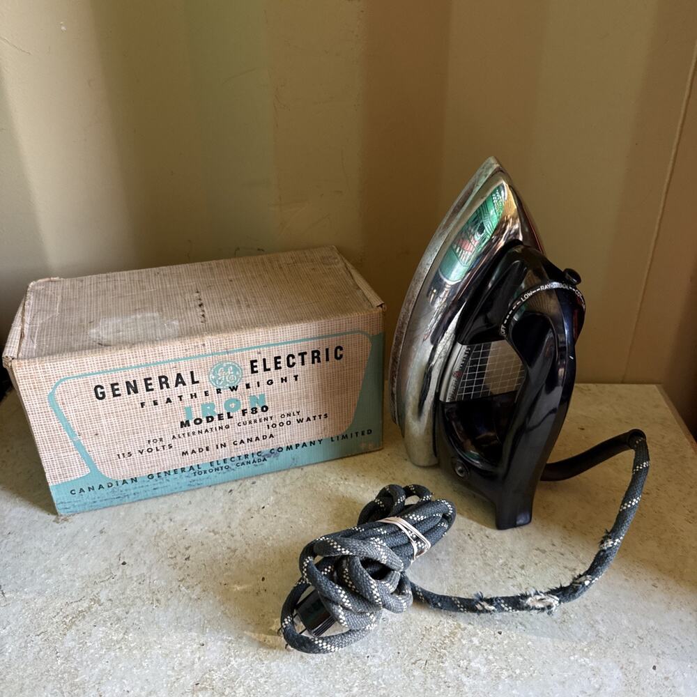 General Electric Vintage Iron Cat No. F80 Tested
